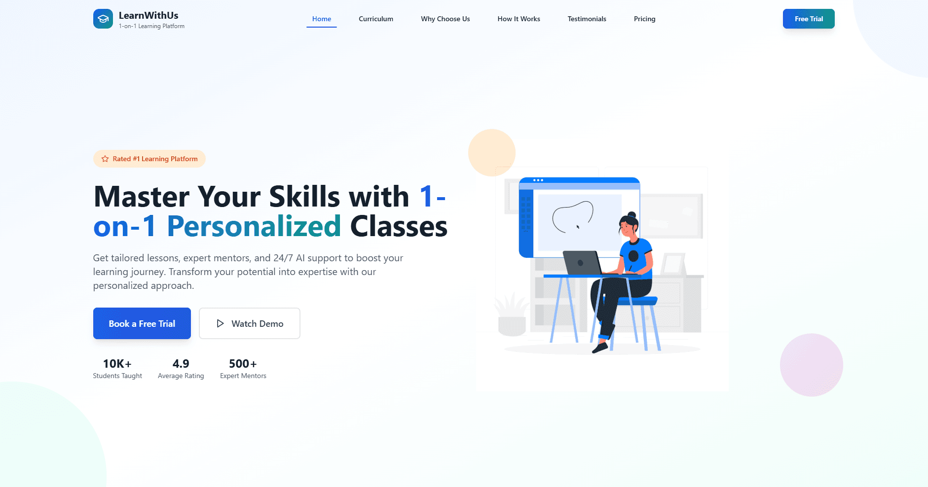 LearnWithUs screenshot